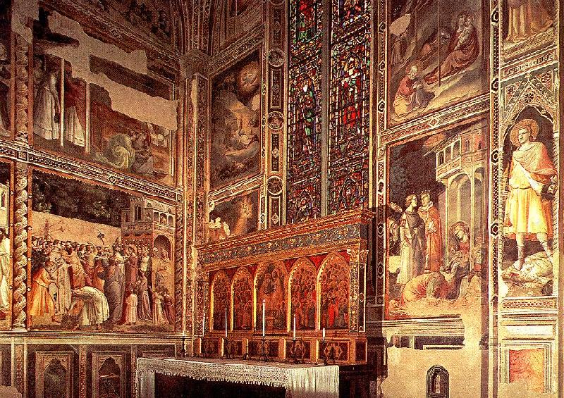 General view of the Baroncelli Chapel sg, GADDI, Taddeo